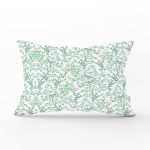 Modern Yaprak Motifli Dijital Baskılı Dekoratif Dikdörtgen Yastık Kılıfı Realhomes