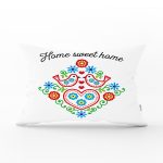 - Rh-Dik-2279-Gorsel1 - Realhomes Home Sweet Home Yazılı Dijital Baskılı Modern Dikdörtgen Kırlent Kılıfı Realhomes