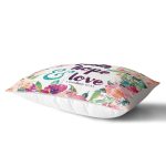 - Rh-Dik-2280-Gorsel2 - Realhomes Çiçek Desenli Dijital Baskılı Dekoratif Dikdörtgen Yastık Kırlent Kılıfı Realhomes