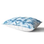 Mavi Kar Tanesi Desenli Dijital Baskılı Dekoratif Dikdörtgen Yastık Kılıfı Realhomes