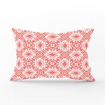 - Rh-Dik-2313-Gorsel1 - Realhomes Turuncu Damask Motifli Dijital Baskılı Modern Dikdörtgen Yastık Kılıfı Realhomes