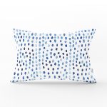 Modern Su Damlası Desenli Dijital Baskılı Dikdörtgen Yastık Kılıfı Realhomes