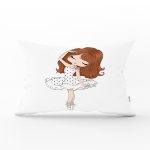 - Rh-Dik-2326-Gorsel1 - Realhomes Fashion Girl Desenli Dekoratif Dikdörtgen Yastık Kırlent Kılıfı Realhomes