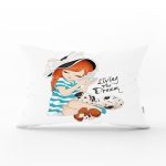 - Rh-Dik-2328-Gorsel1 - Realhomes Living The Dream Yazılı Modern Dikdörtgen Yastık Kılıfı Realhomes