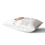 - Rh-Dik-2329-Gorsel2 - Realhomes Şarkı Söyleyen Kız Desenli Dijital Baskılı Dikdörtgen Kırlent Kılıfı Realhomes