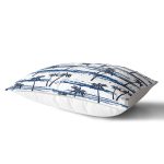 - Rh-Dik-2346-Gorsel2 - Realhomes Mavi Palmiye Desenli Dekoratif Dikdörtgen Yastık Kırlent Kılıfı Realhomes