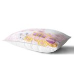 - Rh-Dik-2396-Gorsel2 - Realhomes Şato Temalı Prenses Faytonu Baskılı Dijital Baskılı Dikdörtgen Yastık Kırlent Kılıfı Realhomes