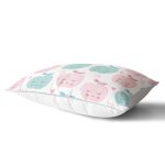 Renkli Elmalar Dijital Baskılı Dikdörtgen Yastık Kırlent Kılıfı Realhomes