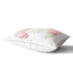 Kuş Motifli A True Love Story Never Ends Renkli Modern Dikdörtgen Yastık Kırlent Kılıfı Realhomes