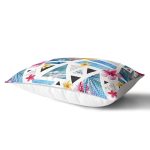 Siyah Puanlı Ogea Desenli Dekoratif Dikdörtgen Yastık Kırlent Kılıfı Realhomes