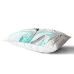 Ebru Sanatı Baskılı Dekoratif Dikdörtgen Yastık Kırlent Kılıfı Realhomes