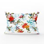 Ebabil Kuşu Çizimli Dekoratif Dikdörtgen Yastık Kırlent Kılıfı Realhomes