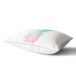 Mavi Ananas Baskılı Dekoratif Dikdörtgen Yastık Kırlent Kılıfı Realhomes