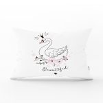 Beatiful Ördek Baskılı Modern Dikdörtgen Yastık Kırlent Kılıfı Realhomes