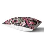 Ekosa Desenli Geometrik Şekiller Dijital Baskılı Dikdörtgen Yastık Kırlent Kılıfı Realhomes