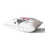 Martı Desenli Flamingo Temalı Dijital Baskılı Dikdörtgen Yastık Kırlent Kılıfı Realhomes