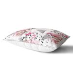 - Rh-Dik-2468-Gorsel2 - Realhomes Bal Peteği Temalı Flamingo Motifli Dikdörtgen Kırlent Kılıfı Realhomes