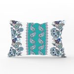 - Rh-Dik-2469-Gorsel1 - Realhomes Mavi Cami Çinisi Temalı Dijital Baskılı Dikdörtgen Yastık Kırlent Kılıfı Realhomes