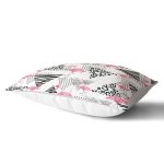 - Rh-Dik-2487-Gorsel2 - Realhomes Puanlı Temalı Flamingo Desenli Dijital Baskılı Dikdörtgen Yastık Kırlent Kılıfı Realhomes