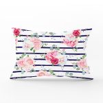 - Rh-Dik-2498-Gorsel1 - Realhomes Mavi Çizgiler Desenli Dijital Baskılı Dikdörtgen Yastık Kırlent Kılıfı Realhomes