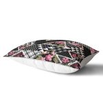 - Rh-Dik-2504-Gorsel2 - Realhomes Karma Çiçek Geometrik Desenler Modern Dikdörtgen Yastık Kırlent Kılıfı Realhomes