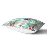 - Rh-Dik-2505-Gorsel2 - Realhomes Turkuaz Çiçek Şöleni Modern Dijital Baskılı Dikdörtgen Kırlent Kılıfı Realhomes