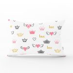 - Rh-Dik-2526-Gorsel1 - Realhomes Kanatlı Kalp Desenli Love Motifli Dikdörtgen Yastık Kılıfı Realhomes