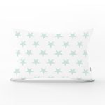 - Rh-Dik-2546-Gorsel1 - Realhomes Bulut Mavi Yıldız Dekoratif Dikdörtgen Yastık Kırlent Kılıfı Realhomes