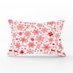 - Rh-Dik-3027-Gorsel1 - Realhomes Beyaz Zeminde Christmas Temalı Özel Tasarım Modern Dikdörtgen Yastık Kırlent Kılıfı Realhomes