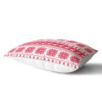 - Rh-Dik-3066-Gorsel2 - Realhomes Kırmızı Beyaz Geyikler Özel Tasarım Modern Dikdörtgen Yastık Kırlent Kılıfı Realhomes