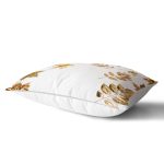 - Rh-Dik-3180-Gorsel2 - Realhomes 3D Altın Renkli Yapraklar Desenli Dekoratif Dikdörtgen Yastık Kırlent Kılıfı Realhomes