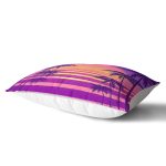 Mor Renkli Plaj Özel Tasarımlı Dijital Baskılı Modern Dikdörtgen Yastık Kırlent Kılıfı Realhomes