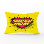 - Rh-Dik-3276-Gorsel1 - Realhomes Super Mom Özel Tasarımlı Dijital Baskılı Modern Dikdörtgen Yastık Kırlent Kılıfı Realhomes