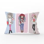 - Rh-Dik-3277-Gorsel1 - Realhomes Fashion Girls Özel Tasarım Dijital Baskılı Modern Dikdörtgen Yastık Kırlent Kılıfı Realhomes