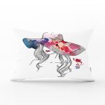 - Rh-Dik-3296-Gorsel1 - Realhomes Renkli Şapka Tasarımlı Dijital Baskılı Dekoratif Dikdörtgen Yastık Kırlent Kılıfı Realhomes