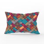 - Rh-Dik-3311-Gorsel1 - Realhomes Geometrik Etnik Desenli Özel Tasarım Dikdörtgen Yastık Kırlent Kılıfı Realhomes