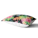 - Rh-Dik-3312-Gorsel2 - Realhomes Watercolor Çiçek ve Kuş Motifli Özel Tasarım Dikdörtgen Yastık Kırlent Kılıfı Realhomes