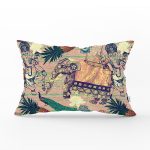 - Rh-Dik-3322-Gorsel1 - Realhomes Etnik Afrika Temalı Özel Tasarımlı Dekoratif Dikdörtgen Yastık Kırlent Kılıfı Realhomes