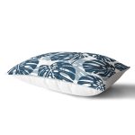 - Rh-Dik-3337-Gorsel2 - Realhomes Mavi Renkli Palmiye Yaprakları Dijital Baskılı Dikdörtgen Yastık Kırlent Kılıfı Realhomes