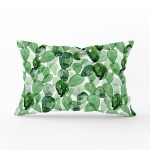 Suluboya Kaktüs Tasarımlı Dijital Baskılı Dekoratif Dikdörtgen Yastık Kırlent Kılıfı Realhomes