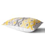 - Rh-Dik-3374-Gorsel2 - Realhomes Sarı Gri Zigzag Desenli Modern Tasarımlı Dekoratif Dikdörtgen Yastık Kırlent Kılıfı Realhomes