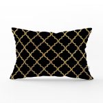 - Rh-Dik-3393-Gorsel1 - Realhomes Gold Detaylı Ogea Desenli Dekoratif Modern Dikdörtgen Yastık Kırlent Kılıfı Realhomes