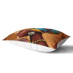 - Rh-Dik-3402-Gorsel2 - Realhomes African Woman Çizimli Dijital Baskılı Modern Dikdörtgen Yastık Kırlent Kılıfı Realhomes