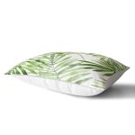 Suluboya İnce Yapraklar Modern Tasarımlı Dekoratif Dikdörtgen Yastık Kırlent Kılıfı Realhomes