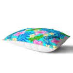 - Rh-Dik-3456-Gorsel2 - Realhomes Turkuaz Zeminde Deniz Yıldızları Dijital Baskılı Modern Dikdörtgen Yastık Kırlent Kılıfı Realhomes