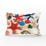 - Rh-Dik-3462-Gorsel1 - Realhomes Renkli Deniz Canlıları Özel Tasarımlı Modern Dikdörtgen Yastık Kırlent Kılıfı Realhomes