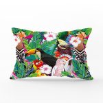 RealHomes Özel Tasarım Dijital Baskılı Modern Dikdörtgen Yastık Kırlent Kılıfı Realhomes