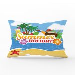 - Rh-Dik-3481-Gorsel1 - Realhomes Summer Holiday Özel Tasarımlı Dijital Baskılı Modern Dikdörtgen Yastık Kırlent Kılıfı Realhomes