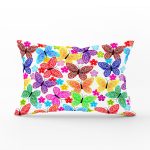 - Rh-Dik-3528-Gorsel1 - Realhomes Renkli Kelebekler Özel tasarım Dijital Baskılı Modern Dikdörtgen Yastık Kırlent Kılıfı Realhomes