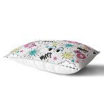 - Rh-Dik-3534-Gorsel2 - Realhomes Puanlı Pop Art Tasarımlı Dijital Baskılı Modern Dikdörtgen Yastık Kırlent Kılıfı Realhomes